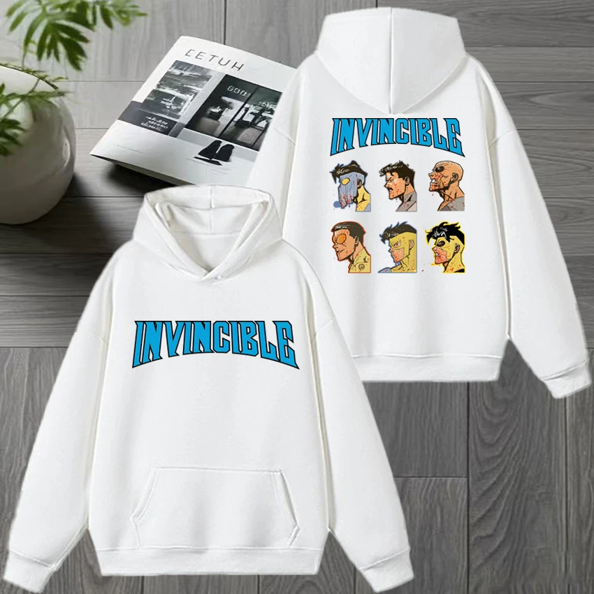 High Quality Invincible Comic Book Character Graphics print Hoodie Men women harajuku fashion pullover Unisex Fleece Sweatshirt
High Quality Invincible Comic Book Character Graphics print Hoodie Men women harajuku fashion pullover Unisex Fleece Sweatshirt