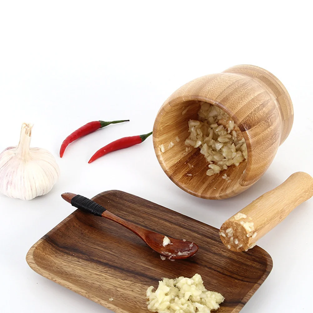 Garlic Pounder Lid Mortar Pestle Spice Kitchen Accessories Food Stone Press Pot Easy Clean Long Use Garlic Press
Garlic Pounder Lid Mortar Pestle Spice Kitchen Accessories Food Stone Press Pot Easy Clean Long Use Garlic Press