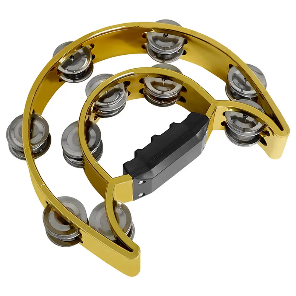 Double Row Handheld Tambourine Musical Instrument Party Percussion Instrument for Kids Adults Classroom Music Performance
Double Row Handheld Tambourine Musical Instrument Party Percussion Instrument for Kids Adults Classroom Music Performance