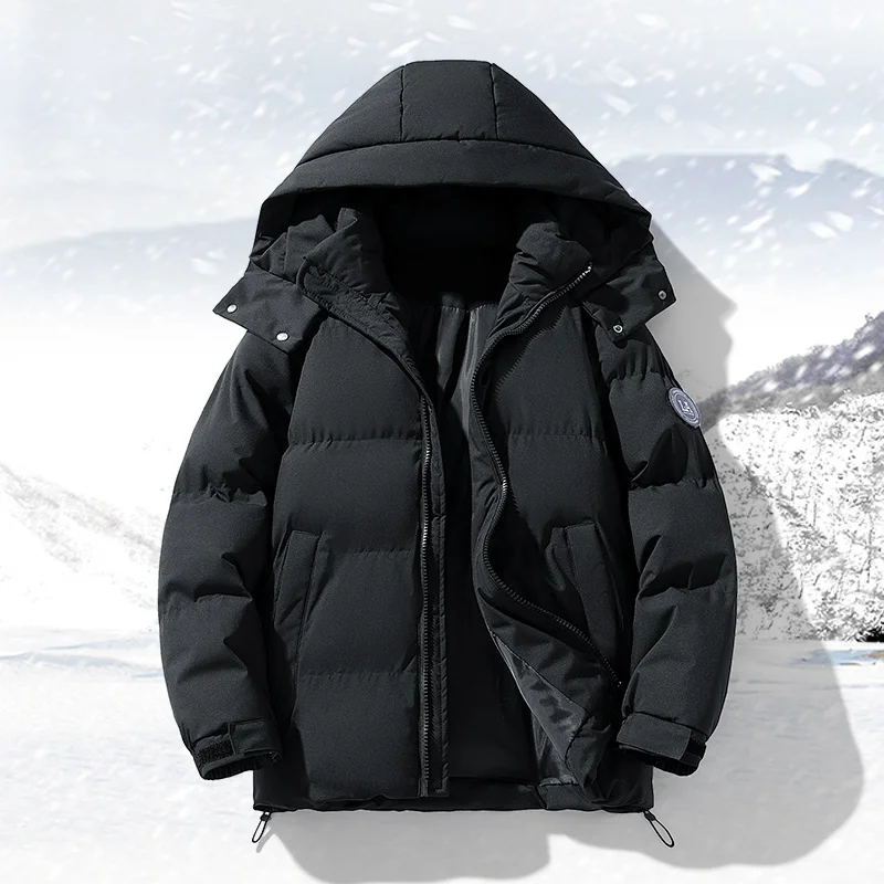 Thickened Padded Jacket Men Casual Streetwear Thick Coat Fashionable Hooded Parkas Men's Clothing Windproof Yellow Shiny Jacket
Thickened Padded Jacket Men Casual Streetwear Thick Coat Fashionable Hooded Parkas Men's Clothing Windproof Yellow Shiny Jacket