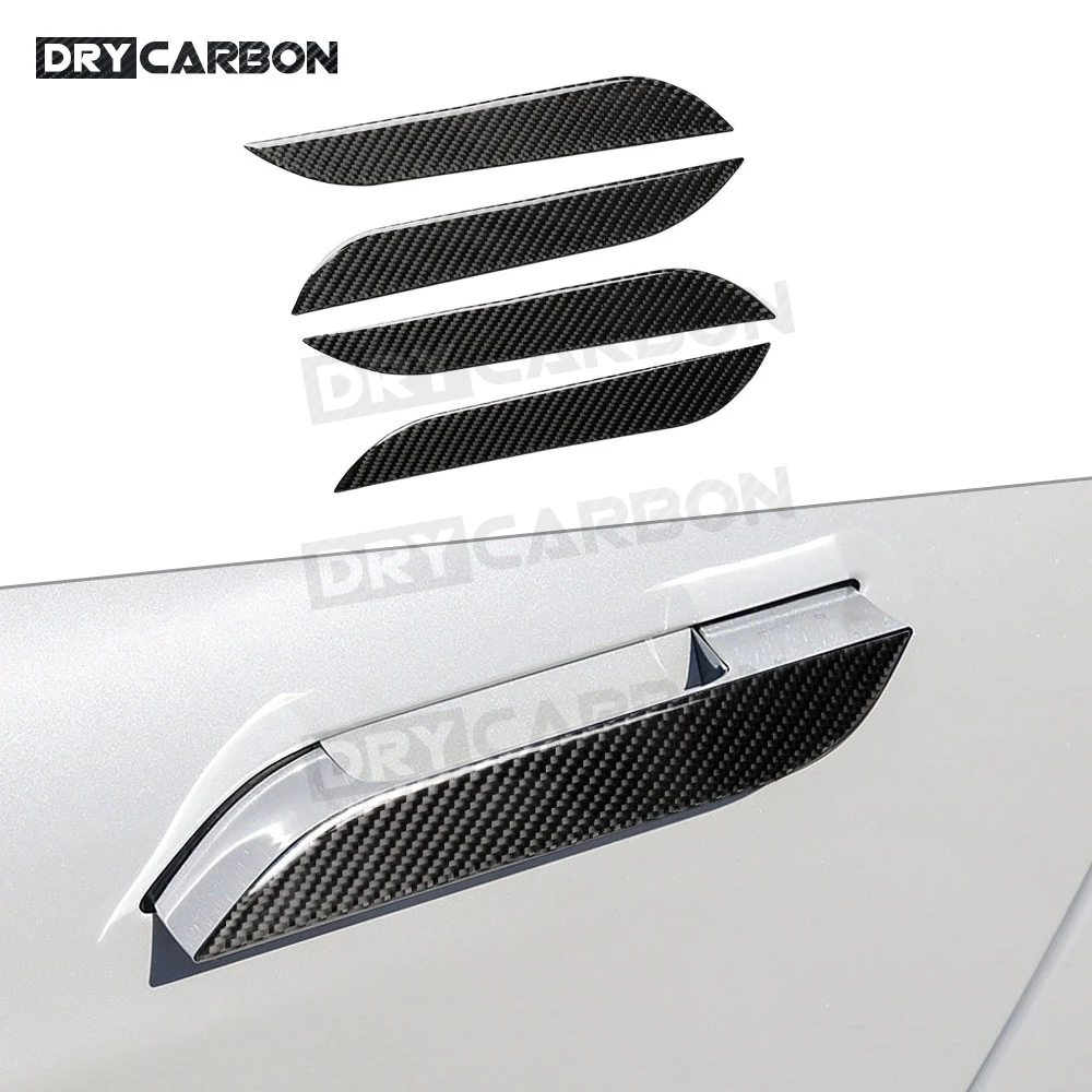 Carbon Fiber Car Door Handles Exterior Decorative Cover Trim Stickers For Tesla Model S 2015-2019 Car Styling
Carbon Fiber Car Door Handles Exterior Decorative Cover Trim Stickers For Tesla Model S 2015-2019 Car Styling