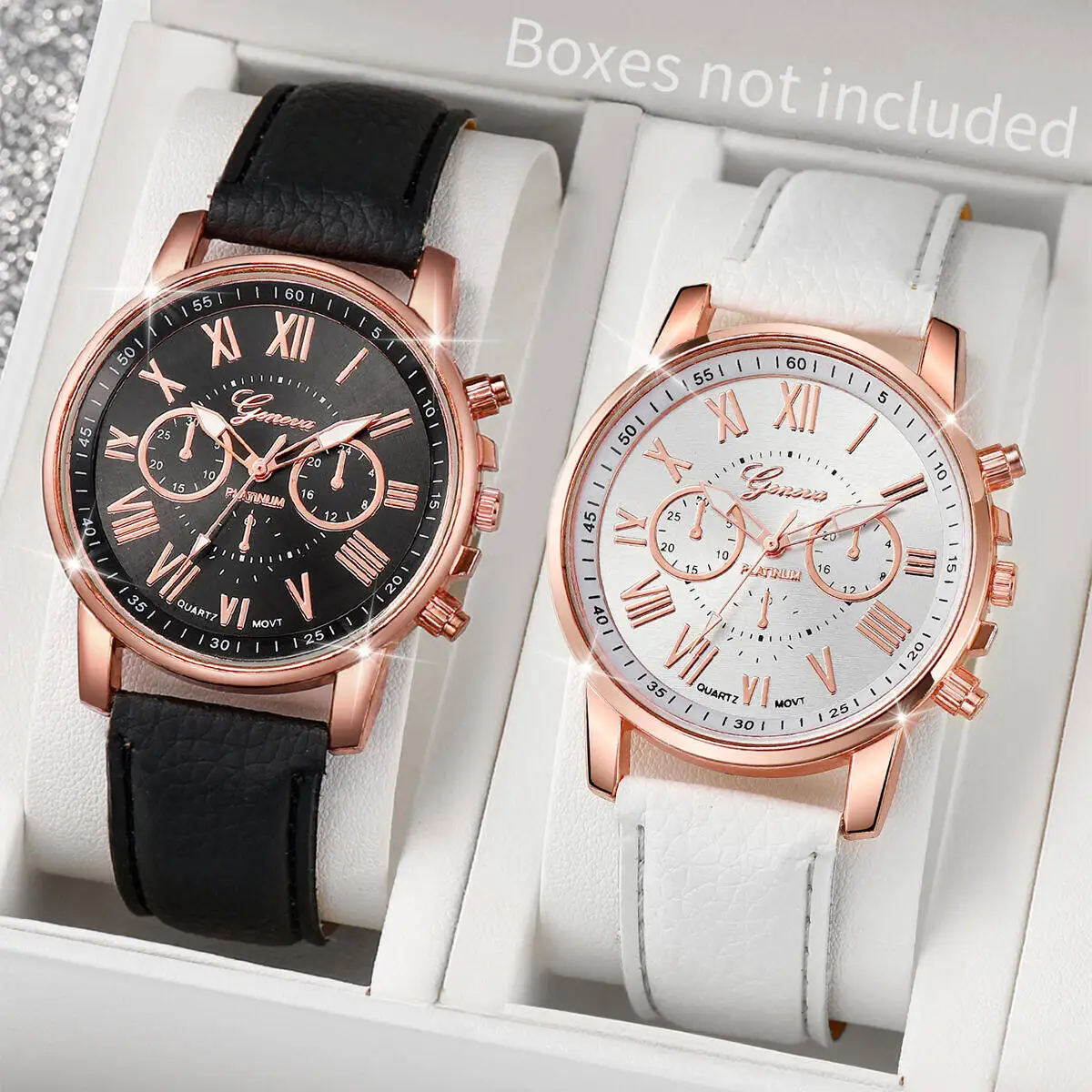 2PCS Couple's Watches Casual Leather Band Women Quartz Watch(Without Box)
2PCS Couple's Watches Casual Leather Band Women Quartz Watch(Without Box)