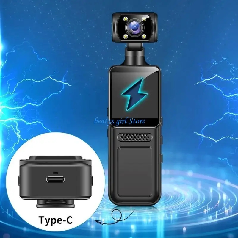 C7AB 4K Action Camera 180 Degree Rotating Mini Portable Camera Sports Body Camera
C7AB 4K Action Camera 180 Degree Rotating Mini Portable Camera Sports Body Camera