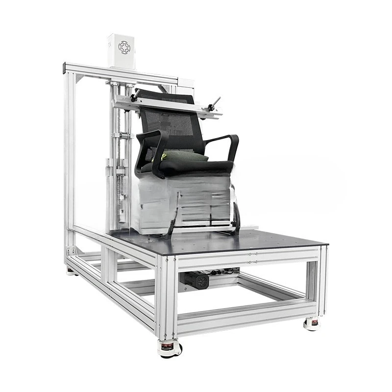 Furniture testing equipment Chair stability tester Office chair structural strength tester
Furniture testing equipment Chair stability tester Office chair structural strength tester