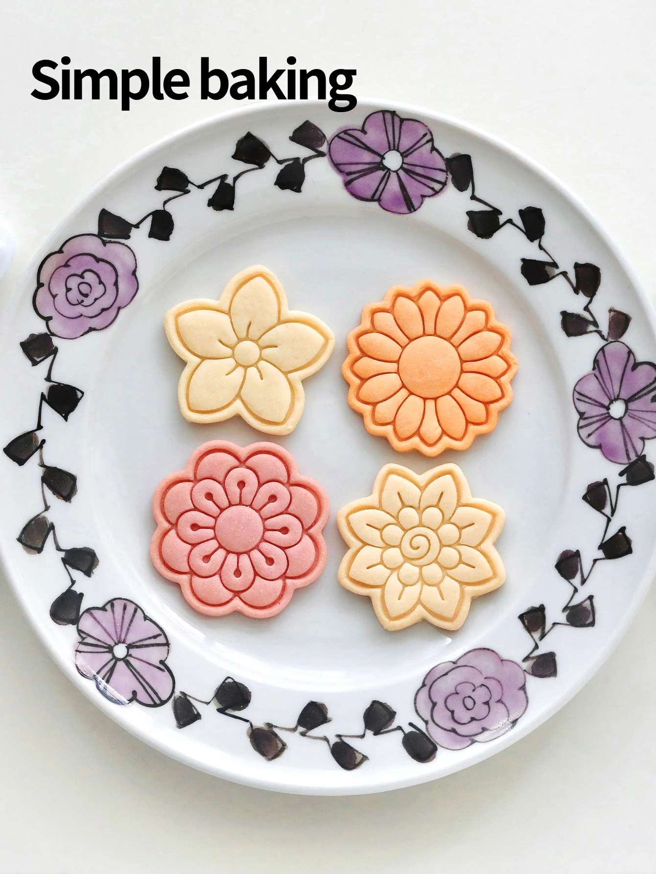 Nordic Style Flower Shape Cookie Cutter, Creative Floral Embossed Biscuit Mold, DIY Baking & Clay Mold for Birthday Decoration
Nordic Style Flower Shape Cookie Cutter, Creative Floral Embossed Biscuit Mold, DIY Baking & Clay Mold for Birthday Decoration