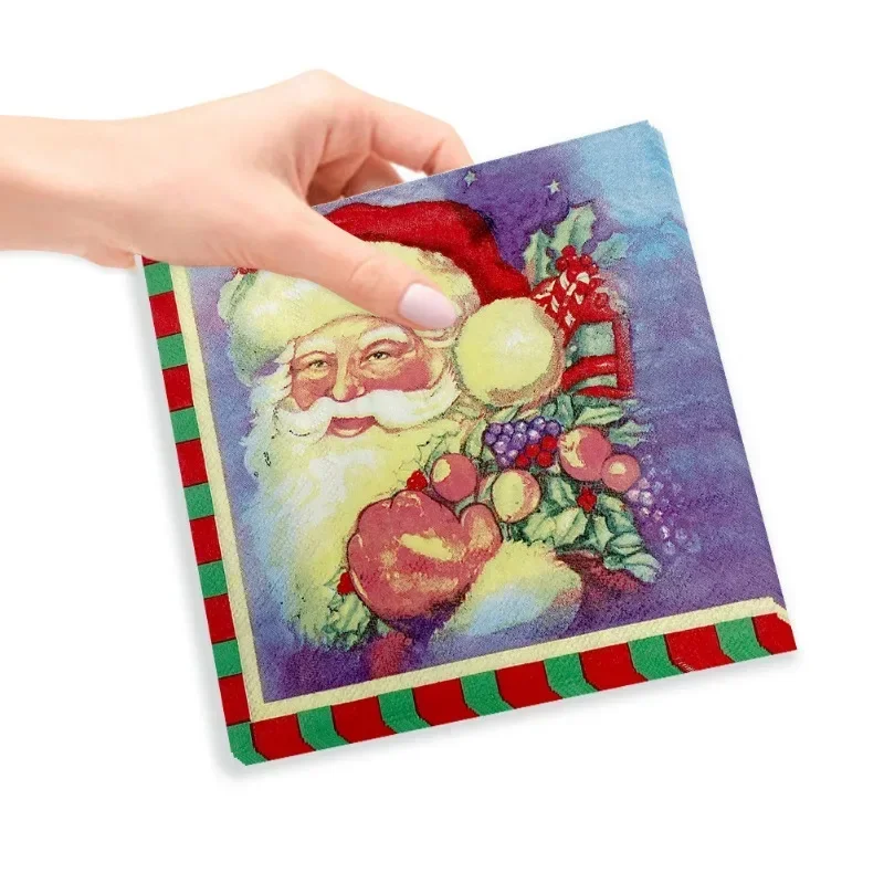 10/20pcs Snow Winter Christmas Series Printing Colorful Paper Napkins Wholesale Disposable Christmas Decoration Supplies Napkins
10/20pcs Snow Winter Christmas Series Printing Colorful Paper Napkins Wholesale Disposable Christmas Decoration Supplies Napkins