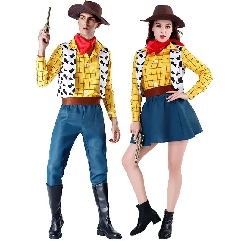 Halloween Story Sheriff Stage Performance Cowboy Fancy Dress Adult Couple's Sheriff Woody Costume Party Toy Cosplay Suits
Halloween Story Sheriff Stage Performance Cowboy Fancy Dress Adult Couple's Sheriff Woody Costume Party Toy Cosplay Suits