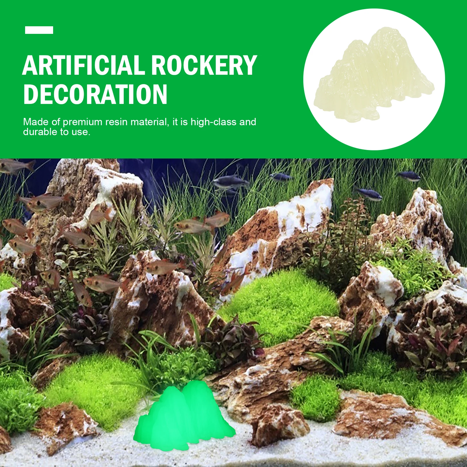 Night Glow Stone Ornament Fluorescent Rockery For Aquarium Fish Tank Decor Small Plastic Landscaping Desktop Compact
Night Glow Stone Ornament Fluorescent Rockery For Aquarium Fish Tank Decor Small Plastic Landscaping Desktop Compact