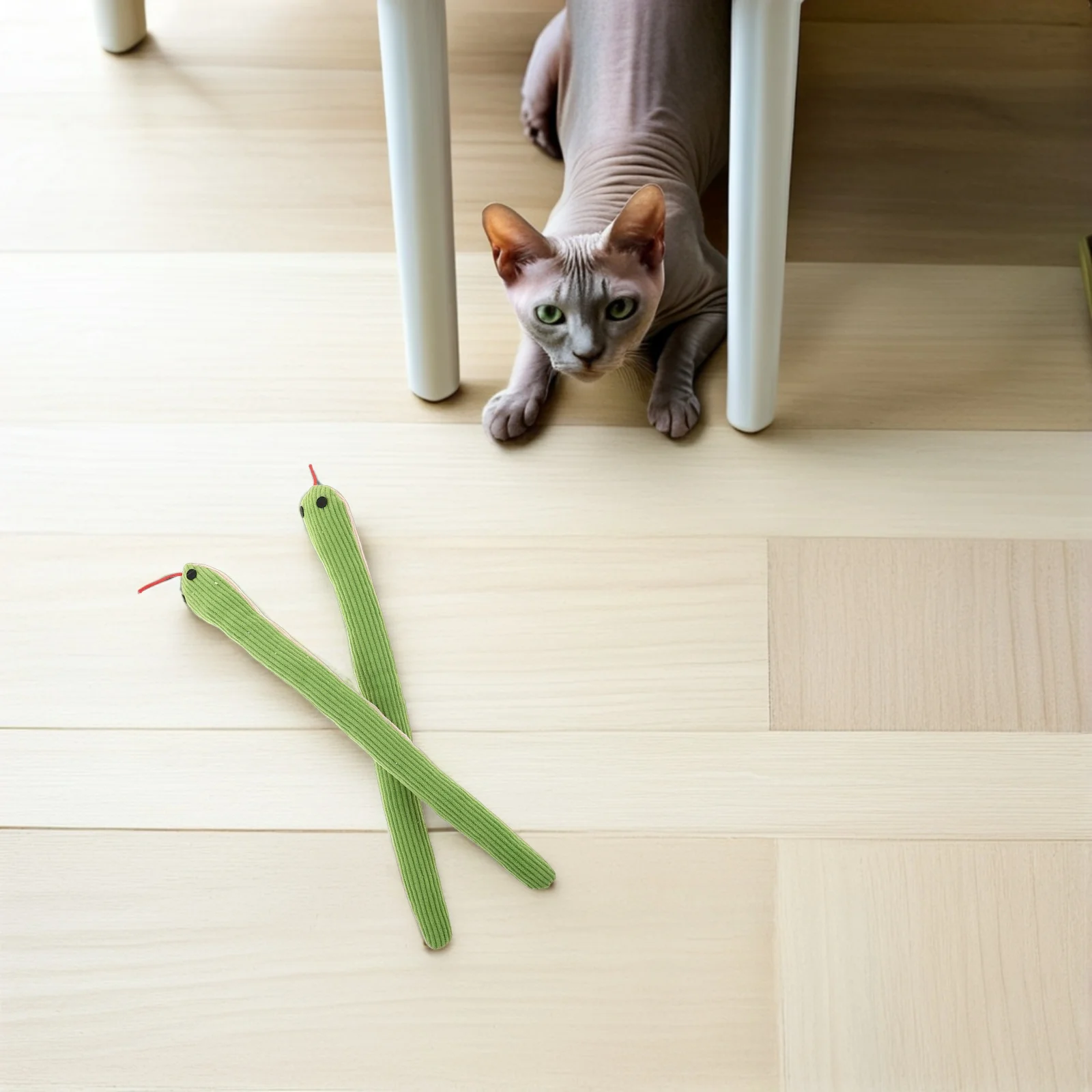 10pcs Cat Snake Realistic Flexible Articulated Stuffed Animal Interactive Squeaky Chew For Kitten Teething - Soft Corduroy Pet
10pcs Cat Snake Realistic Flexible Articulated Stuffed Animal Interactive Squeaky Chew For Kitten Teething - Soft Corduroy Pet