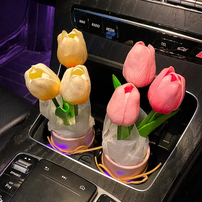 Bouquet Ornaments Wind Colorful Simplicity Fashions Woven Bouquet Tulip Flower Decoration Arrangement Car Interior Accessories
Bouquet Ornaments Wind Colorful Simplicity Fashions Woven Bouquet Tulip Flower Decoration Arrangement Car Interior Accessories