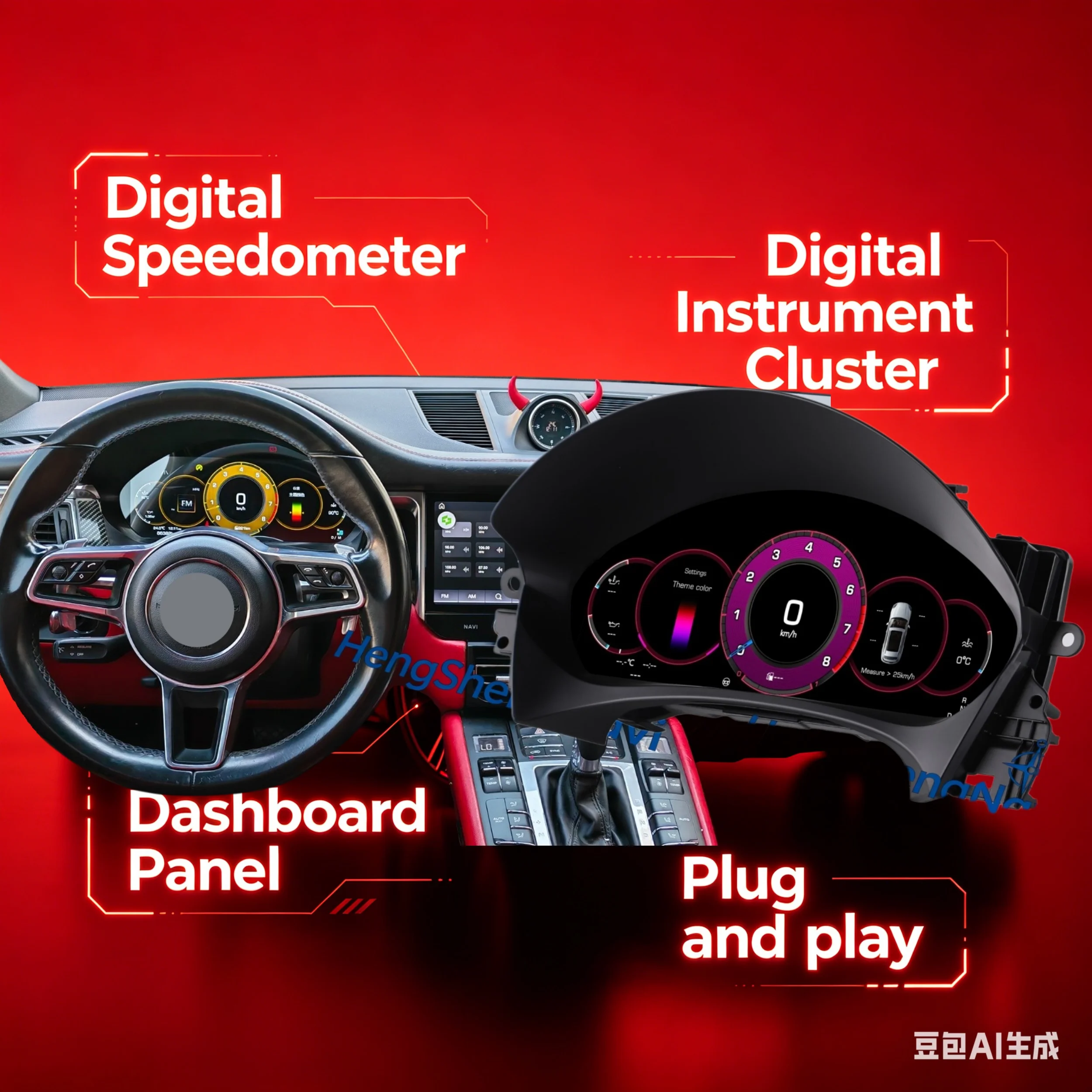 New RHDLHD digital Instrument Cluster For Porsche Macan 2014-2025 Wireless Carplay Speedometer,Dashboard,Gauge, virtual cockpit
New RHDLHD digital Instrument Cluster For Porsche Macan 2014-2025 Wireless Carplay Speedometer,Dashboard,Gauge, virtual cockpit
