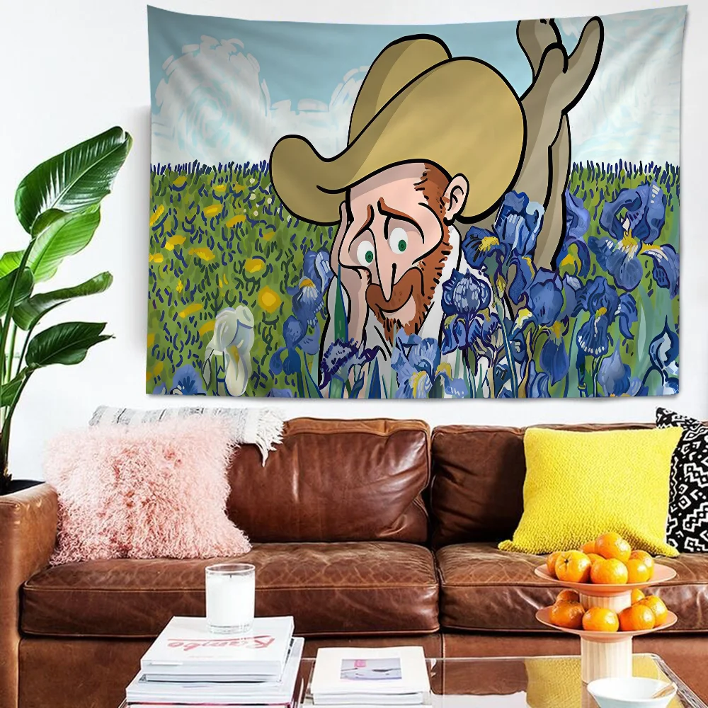 Cartoon Van Gogh Anime Tapestry Cheap Hippie Wall Hanging Bohemian Wall Tapestries Mandala Home Decor
Cartoon Van Gogh Anime Tapestry Cheap Hippie Wall Hanging Bohemian Wall Tapestries Mandala Home Decor