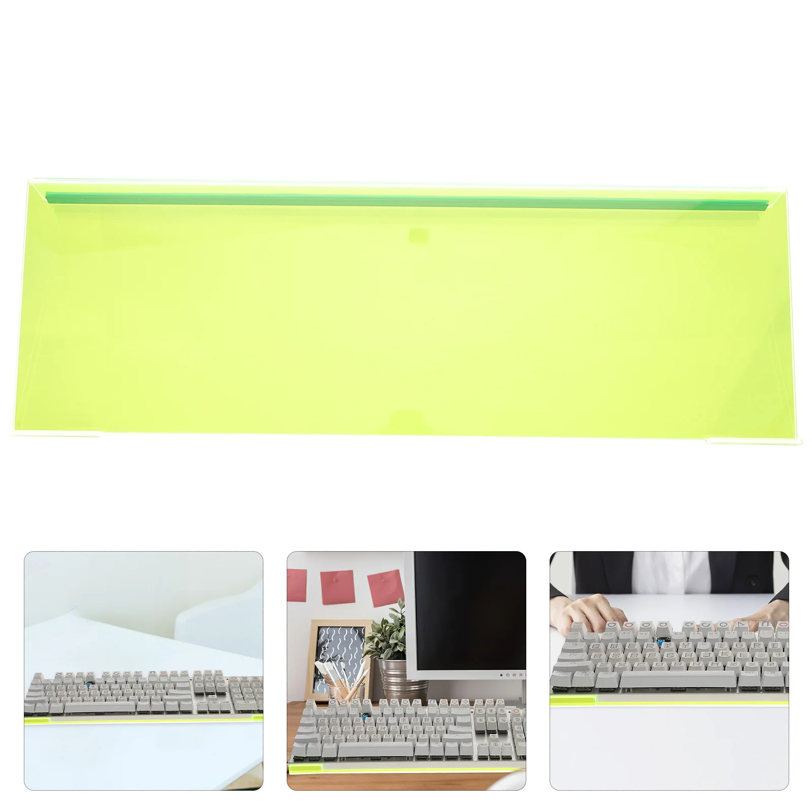 Adjustable Acrylic Keyboard Riser Ergonomic Tilted Holder For Desktop Stand To Reduce Wrist Neck Strain Scientific Angle Design
Adjustable Acrylic Keyboard Riser Ergonomic Tilted Holder For Desktop Stand To Reduce Wrist Neck Strain Scientific Angle Design