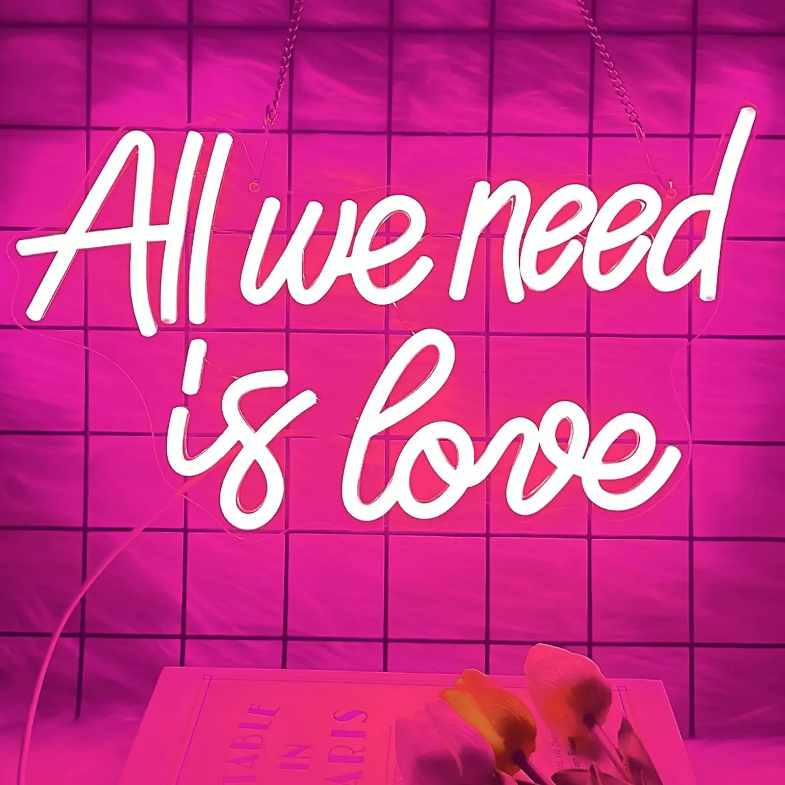 All You Need Is Love Neon Sign Wall Wedding Club Party Neon Light Shop Home Bedroom Cave LED Hanging Birthday Neon Light Wall
All You Need Is Love Neon Sign Wall Wedding Club Party Neon Light Shop Home Bedroom Cave LED Hanging Birthday Neon Light Wall