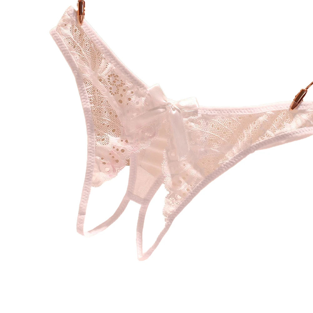 Women's Sexy Panties Crotchless See-through Thong Lace Briefs Lingerie Breathable Underwear Ladies Low Waist Elastic Bikini
Women's Sexy Panties Crotchless See-through Thong Lace Briefs Lingerie Breathable Underwear Ladies Low Waist Elastic Bikini