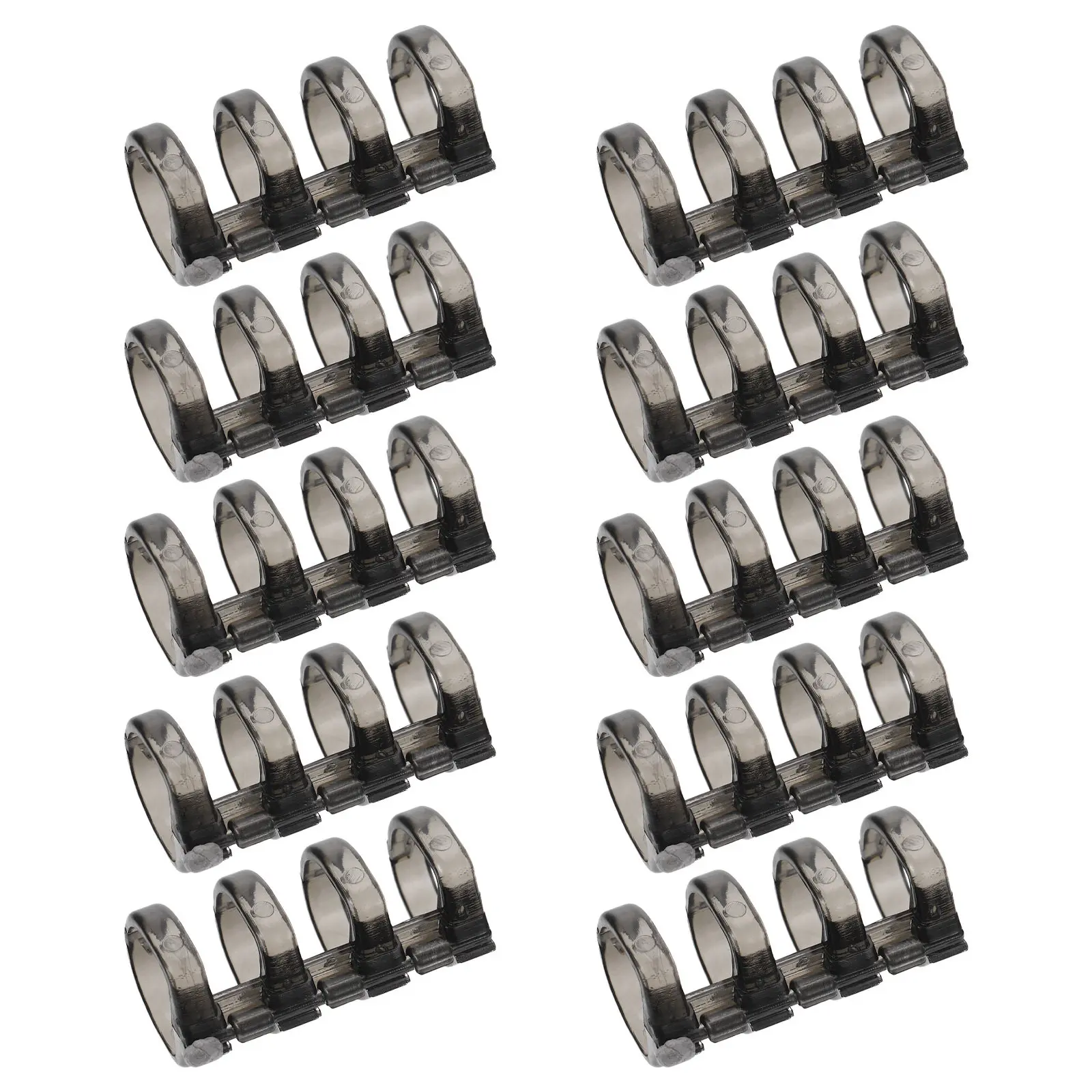10Pcs Plastic Loose Leaf Binder Snap Rings Four-Hole Segmented Binder Clip for Memo Filing Scrapbook Book Binding Stationery
10Pcs Plastic Loose Leaf Binder Snap Rings Four-Hole Segmented Binder Clip for Memo Filing Scrapbook Book Binding Stationery