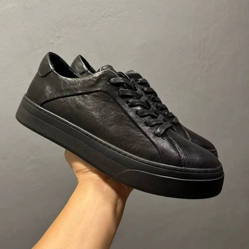 Vintage Thick-sole Skate Shoes Men Sneakers Genuine Leather Lace-up Casual Shoes Comfortable Breathable Outdoor Hiking Shoes
Vintage Thick-sole Skate Shoes Men Sneakers Genuine Leather Lace-up Casual Shoes Comfortable Breathable Outdoor Hiking Shoes