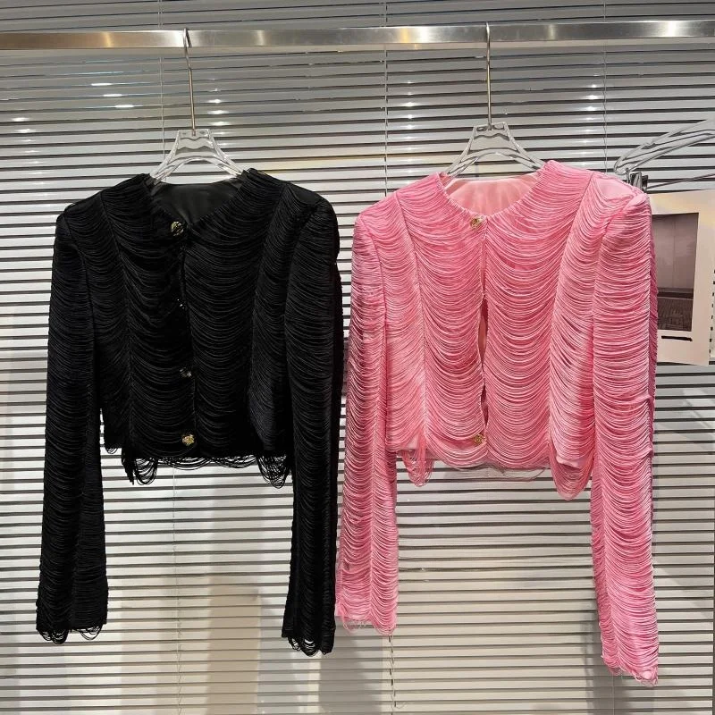 Весна 2024, новинка Sle Small Fraance Faion Ele Lady, кружевной костюм с кисточками и накладками на плечах, верхняя одежда Dr ort
Весна 2024, новинка Sle Small Fraance Faion Ele Lady, кружевной костюм с кисточками и накладками на плечах, верхняя одежда Dr ort