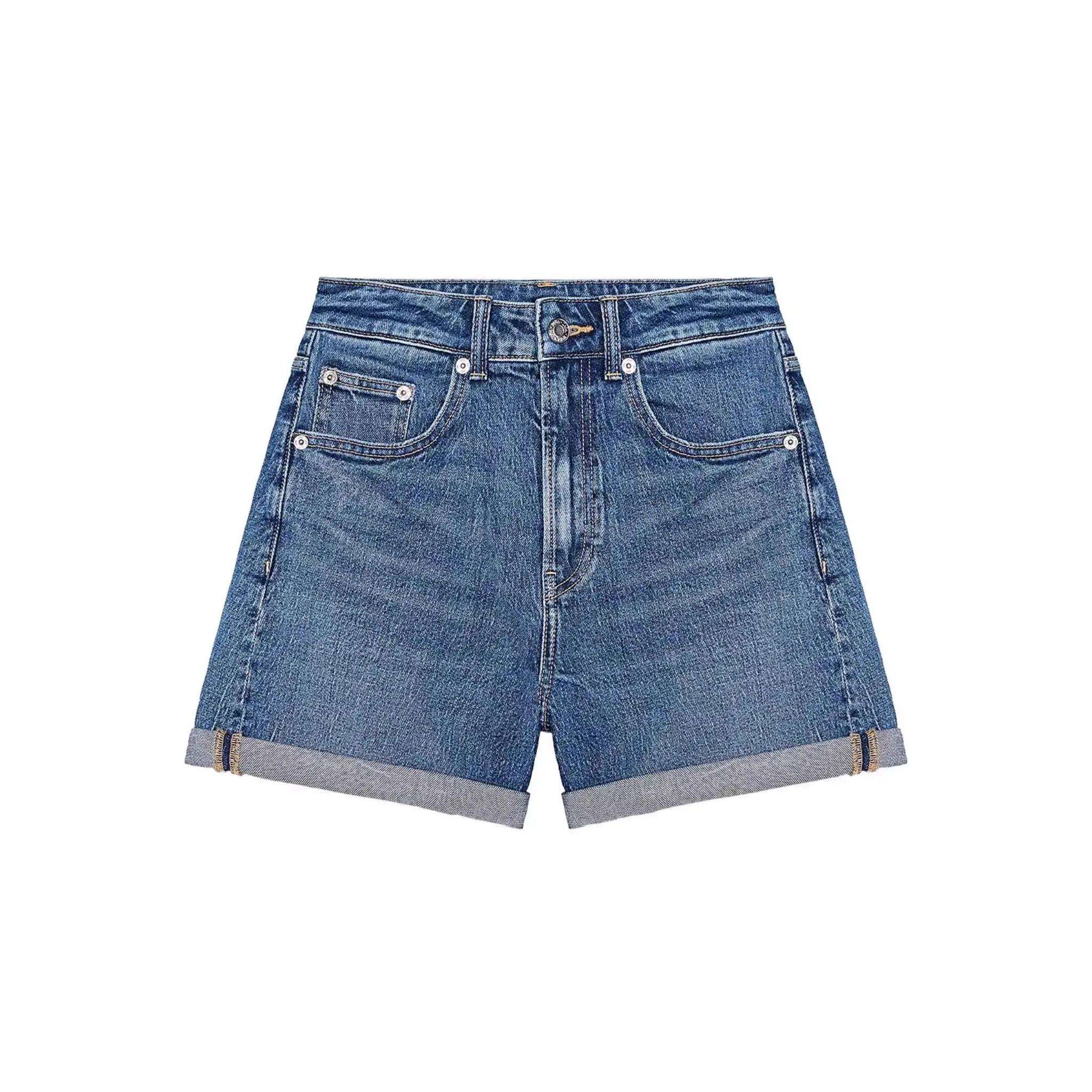 Удобный крой из джинсовой ткани с высокой талией. Весна-лето. Пояс с завязками на подоле. Повседневный костюм для всего тела. Прямоугольный ремень.
Удобный крой из джинсовой ткани с высокой талией. Весна-лето. Пояс с завязками на подоле. Повседневный костюм для всего тела. Прямоугольный ремень.