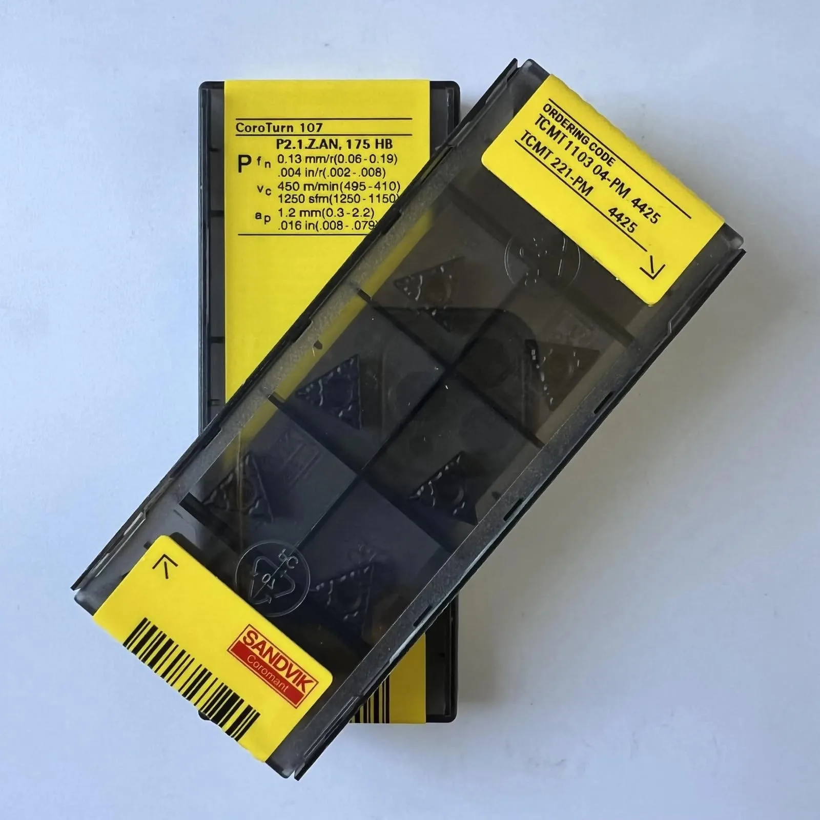 Оригинальный SANDVIK / TCMT110304-PM 4425 / Лезвие из твердого сплава, 10 шт. 
Оригинальный SANDVIK / TCMT110304-PM 4425 / Лезвие из твердого сплава, 10 шт.