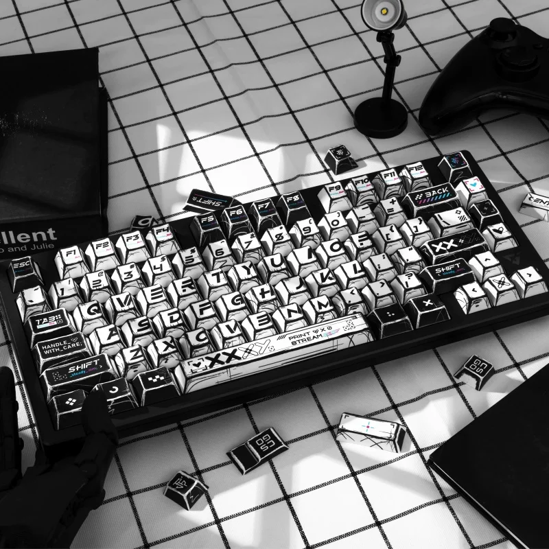 PBT Manga Keycaps Set,136 Keys Retro Custom Japenese Anime Style Keycaps Cherry Profile Dye-sub Keycaps For Mechanical Keyboard
PBT Manga Keycaps Set,136 Keys Retro Custom Japenese Anime Style Keycaps Cherry Profile Dye-sub Keycaps For Mechanical Keyboard