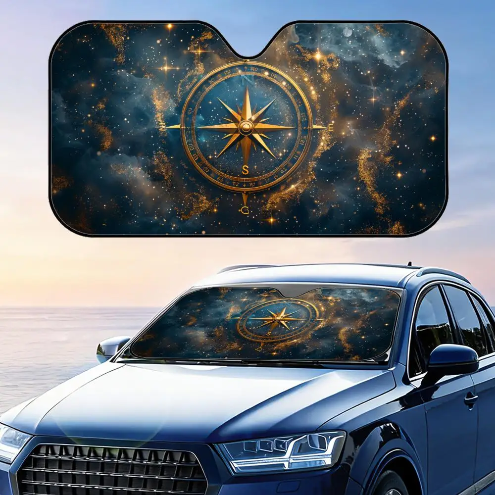 Golden Compass Galaxy Sun Visor Foldable Universal Car Windshield Sun Shade UV Protection Heat Insulation Foldable Cover
Golden Compass Galaxy Sun Visor Foldable Universal Car Windshield Sun Shade UV Protection Heat Insulation Foldable Cover