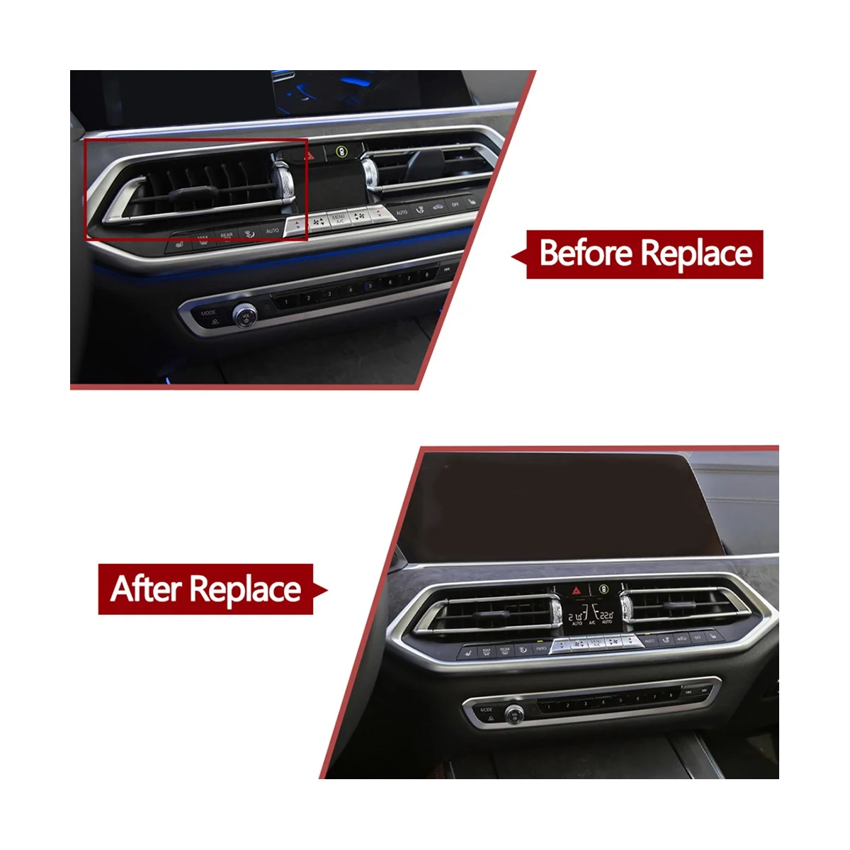 Передняя дефлектория для BMW X5, X6, X7, G05, G06, G07, комплект для ремонта автомобильных выходов A/C, 64119458541, 6411, 9468, 1 пара
Передняя дефлектория для BMW X5, X6, X7, G05, G06, G07, комплект для ремонта автомобильных выходов A/C, 64119458541, 6411, 9468, 1 пара