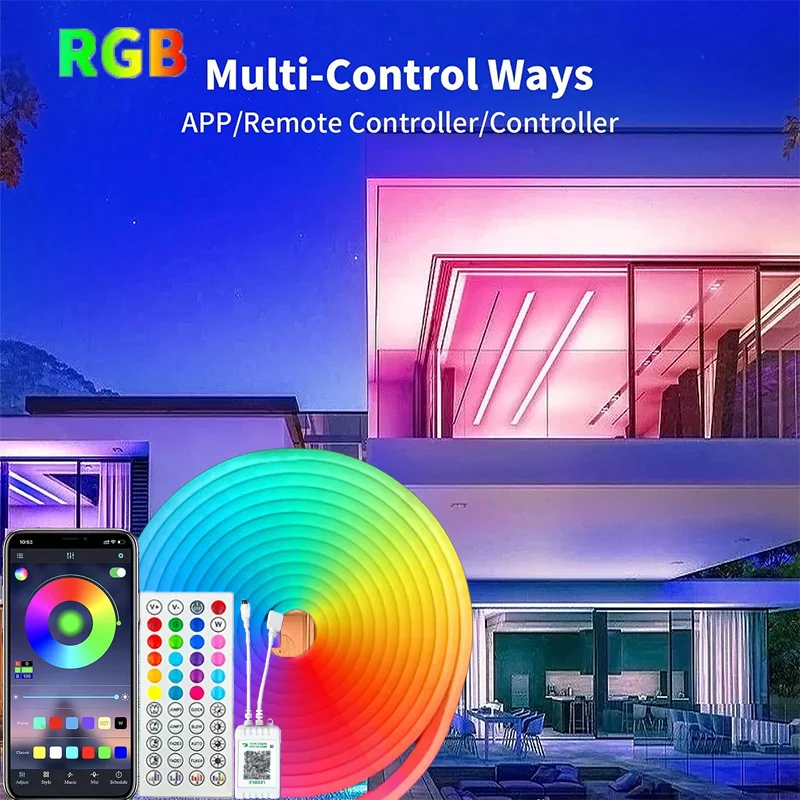 24V USB RGB LED неоновая лента, 1 - 5m LED гибкий неоновый шнур IP65 водонепроницаемый, Bluetooth APP с дистанционным управлением DIY декор
24V USB RGB LED неоновая лента, 1 - 5m LED гибкий неоновый шнур IP65 водонепроницаемый, Bluetooth APP с дистанционным управлением DIY декор