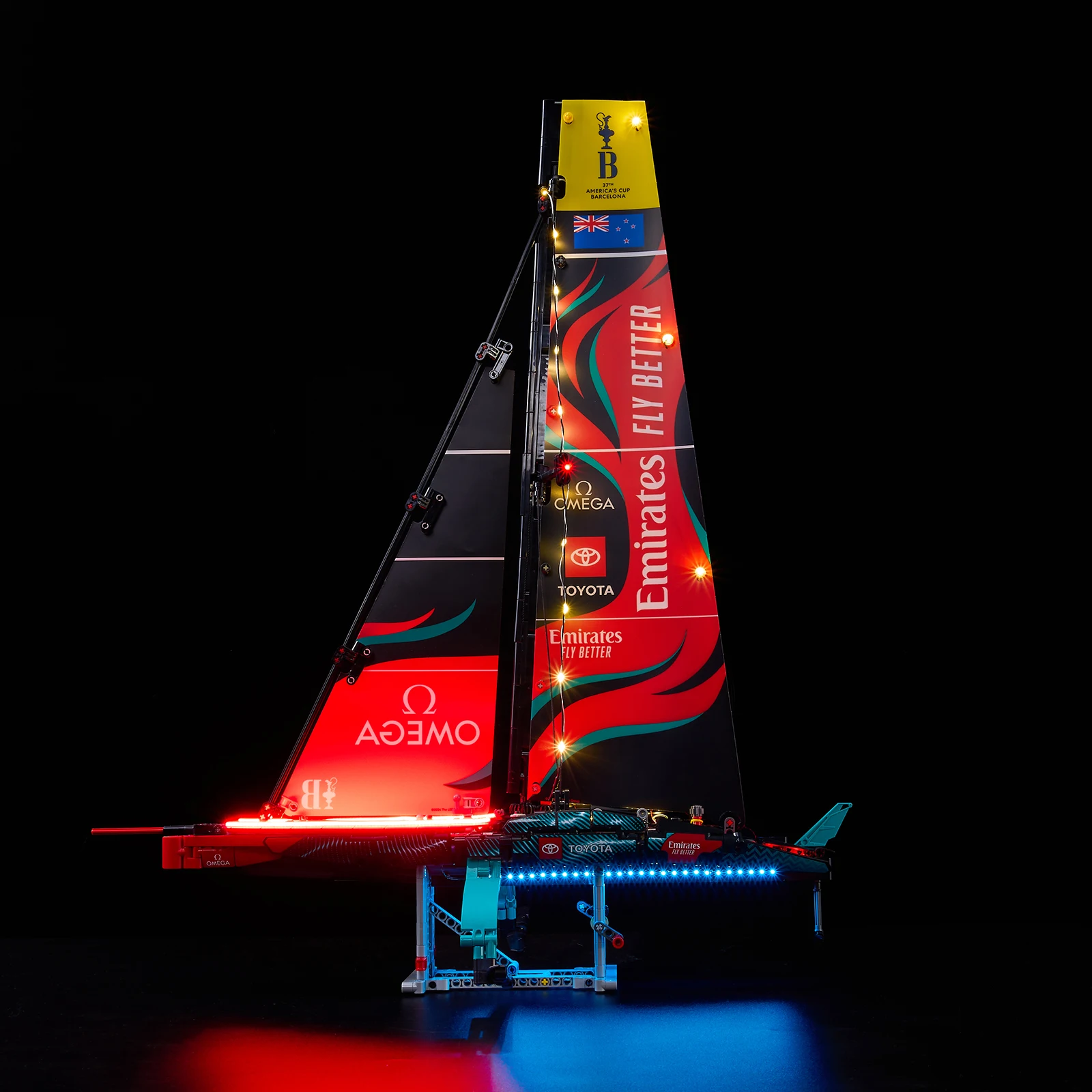 Kyglaring Led Lighting for Emirates Team New Zealand AC75 Yacht 42174 LED Kit Toys (NOT Include The Model)
Kyglaring Led Lighting for Emirates Team New Zealand AC75 Yacht 42174 LED Kit Toys (NOT Include The Model)