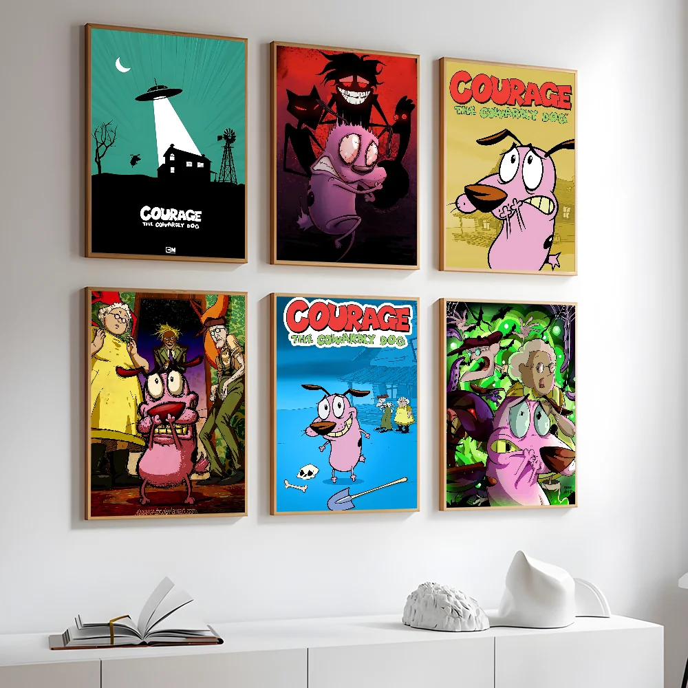 Kawaii Cartoon C-Courage Cute Cowardly DogS Poster Prints Perfect Design Nordic Modern Home Decor Gift Quality Goods
Kawaii Cartoon C-Courage Cute Cowardly DogS Poster Prints Perfect Design Nordic Modern Home Decor Gift Quality Goods