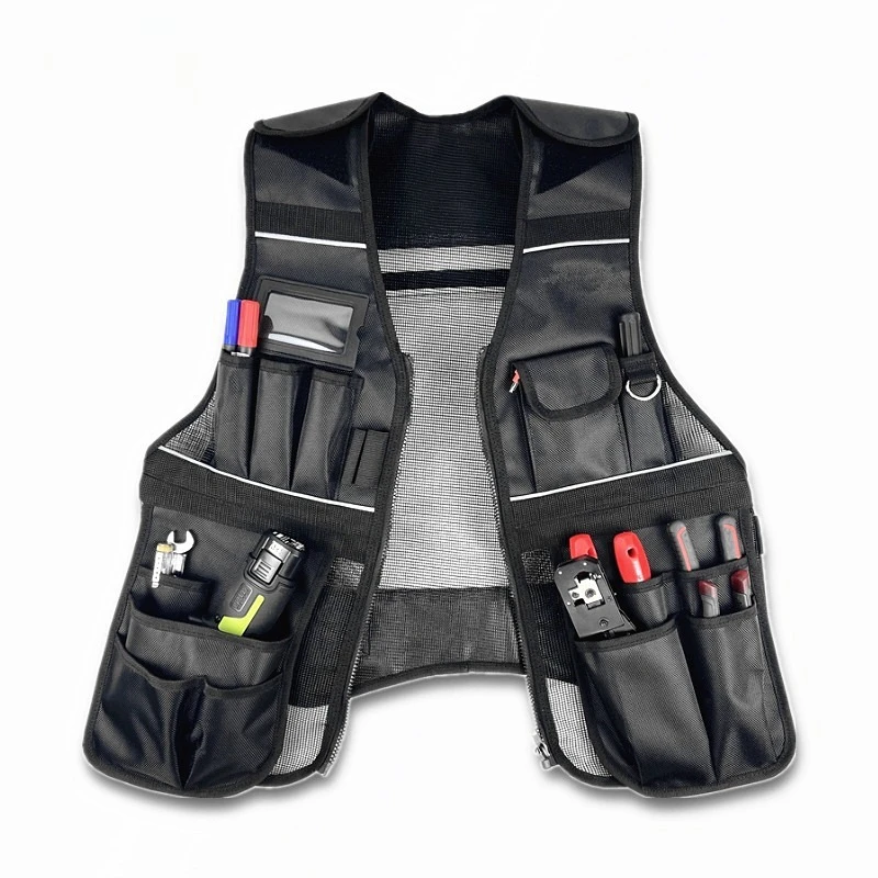 Toolkit tool vest construction vest reflective clothes safety construction site four seasons universal storage bag
Toolkit tool vest construction vest reflective clothes safety construction site four seasons universal storage bag