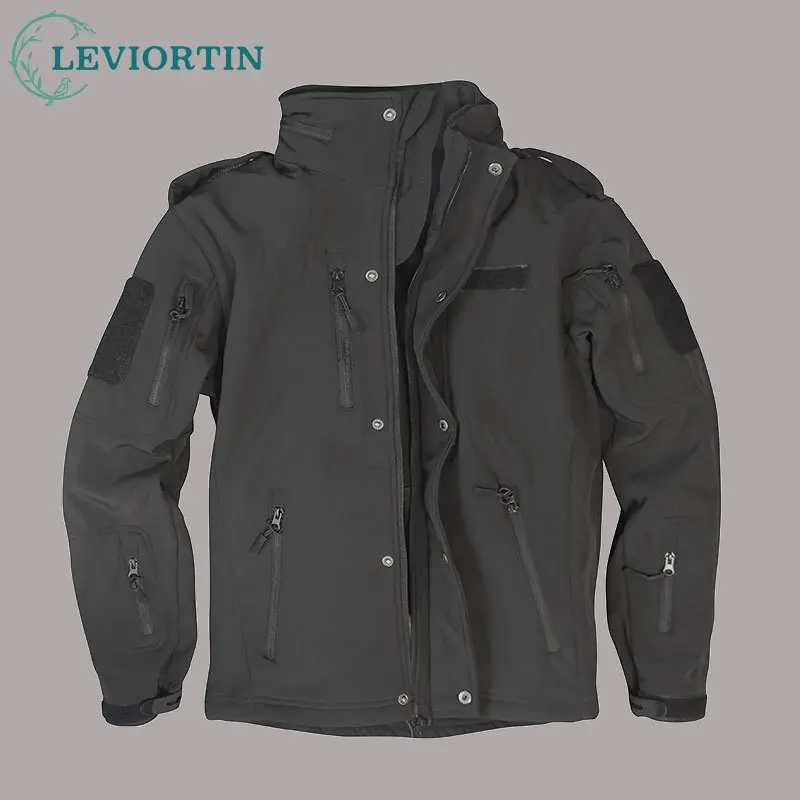 Tactical Hooded Jacket Men Soft Shell Fleece Thermal Windproof Waterproof Casual Jacket Man Trekking Hunting Windbreaker Clothes
Tactical Hooded Jacket Men Soft Shell Fleece Thermal Windproof Waterproof Casual Jacket Man Trekking Hunting Windbreaker Clothes