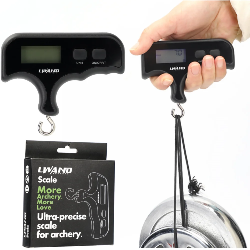 CR32 Digital Bow Scale Metal Tool Range 4.5-110lbs Hunting Target Shooting LED Display Measure Draw Weight Battery not included
CR32 Digital Bow Scale Metal Tool Range 4.5-110lbs Hunting Target Shooting LED Display Measure Draw Weight Battery not included