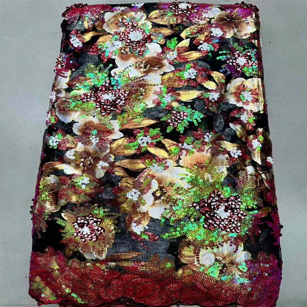2024 New African Nigerian French High Quality Hot Sale Sequins Lace Fabric With Sequins Bride Party Wedding Embroiderg Dresses
2024 New African Nigerian French High Quality Hot Sale Sequins Lace Fabric With Sequins Bride Party Wedding Embroiderg Dresses