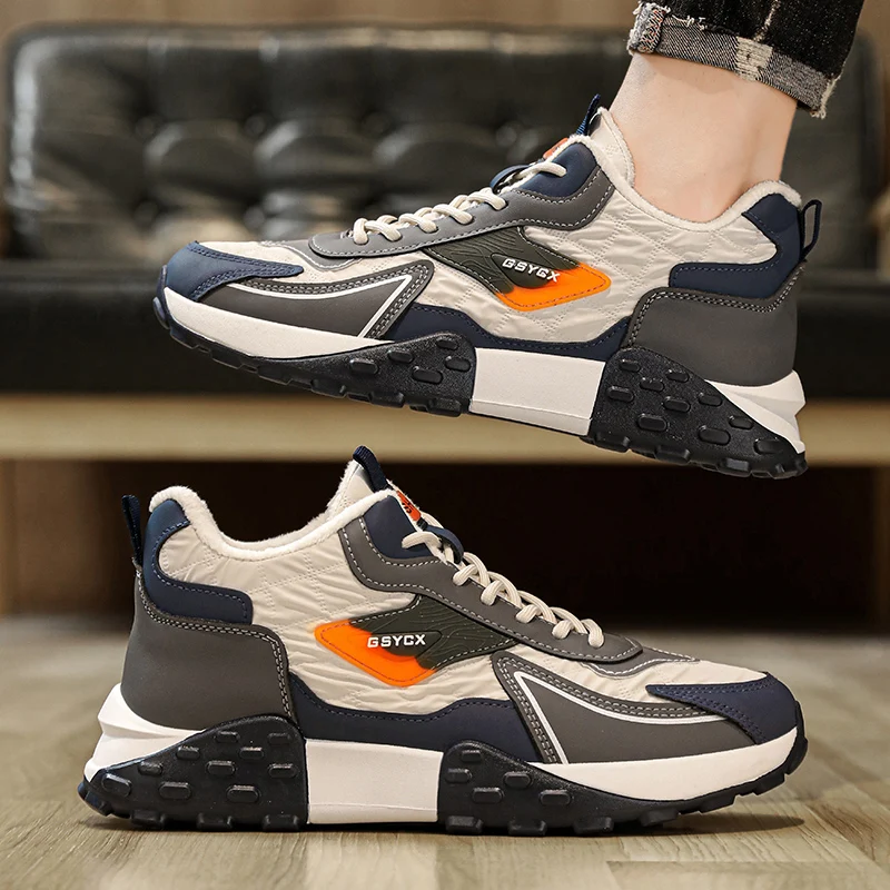 2025 зимняя новая модная спортивная обувь для отдыха на толстой подошве, высококачественная мужская обувь большого размера из двух хлопка для отдыха
2025 зимняя новая модная спортивная обувь для отдыха на толстой подошве, высококачественная мужская обувь большого размера из двух хлопка для отдыха