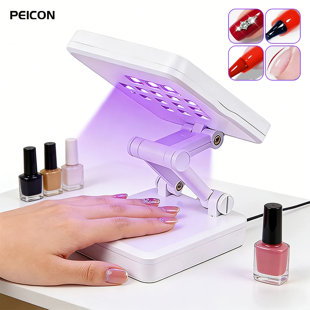 UV Light Nails Lamp Foldable Manicure Gel Polish Curing Lamp Portable 15 LED UV Nail Dryer Flexible Nail Art Fast Drying Lamp
UV Light Nails Lamp Foldable Manicure Gel Polish Curing Lamp Portable 15 LED UV Nail Dryer Flexible Nail Art Fast Drying Lamp