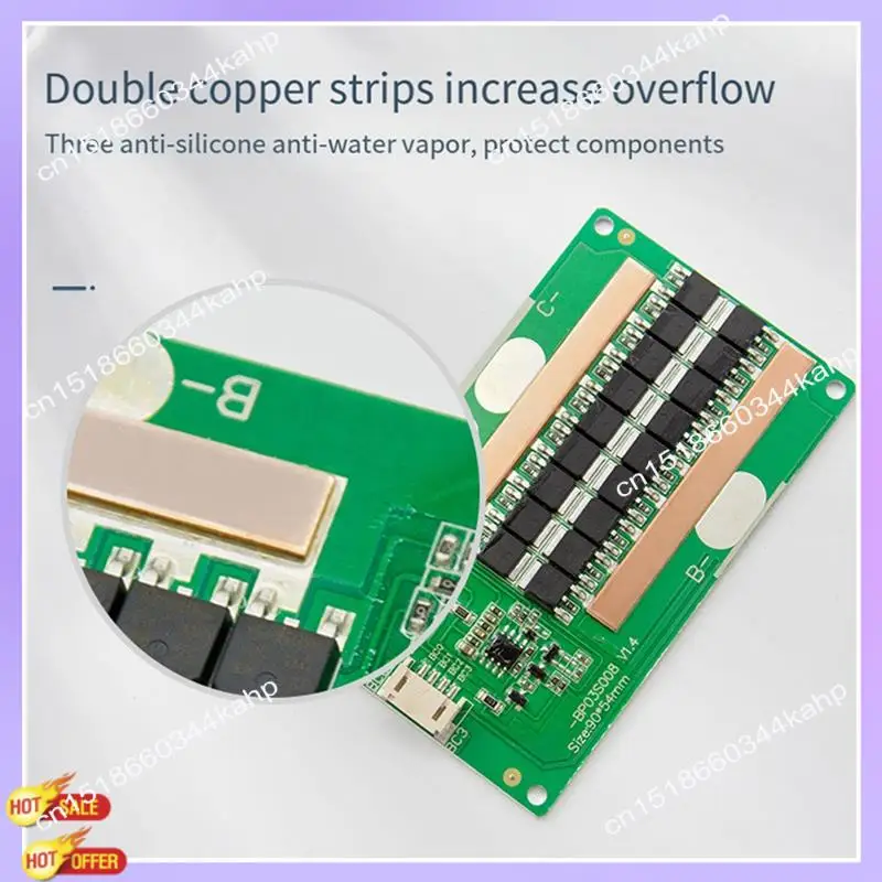 CLCU PCB 3 Series 3.6V/3.7V 80A Ternary Same Port With Equalization Portable Inverter All-In-1 Lithium Battery Protection Plate
CLCU PCB 3 Series 3.6V/3.7V 80A Ternary Same Port With Equalization Portable Inverter All-In-1 Lithium Battery Protection Plate