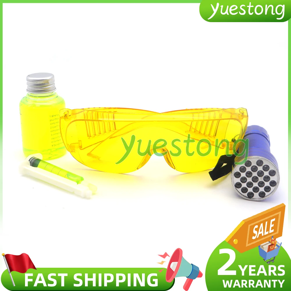 Автоматический флуоресцентный инструмент для обнаружения утечек, инструмент для автоматического ремонта кондиционера, R134a, детектор утечки хладагента, газа кондиционера, УФ-краска
Автоматический флуоресцентный инструмент для обнаружения утечек, инструмент для автоматического ремонта кондиционера, R134a, детектор утечки хладагента, газа кондиционера, УФ-краска