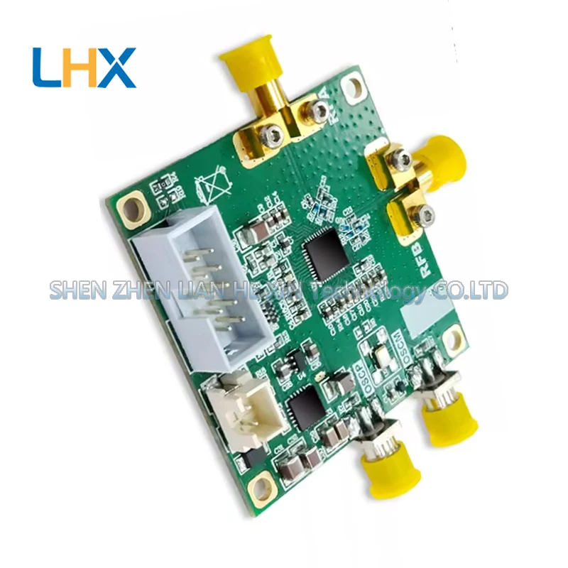 Модуль широкополосного источника частоты PLL LMX2592 с низким уровнем шума, 10 ГГц, поддержка выходного сигнала через интерфейс USB2ANY
Модуль широкополосного источника частоты PLL LMX2592 с низким уровнем шума, 10 ГГц, поддержка выходного сигнала через интерфейс USB2ANY