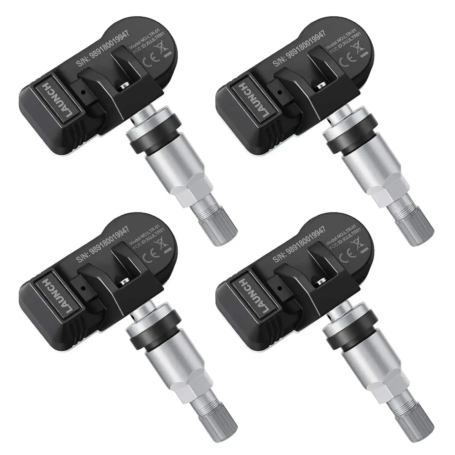 4Pcs LTR-03 TPMS Sensor Metal / Rubber Auto Tire Pressure Tool Monitor