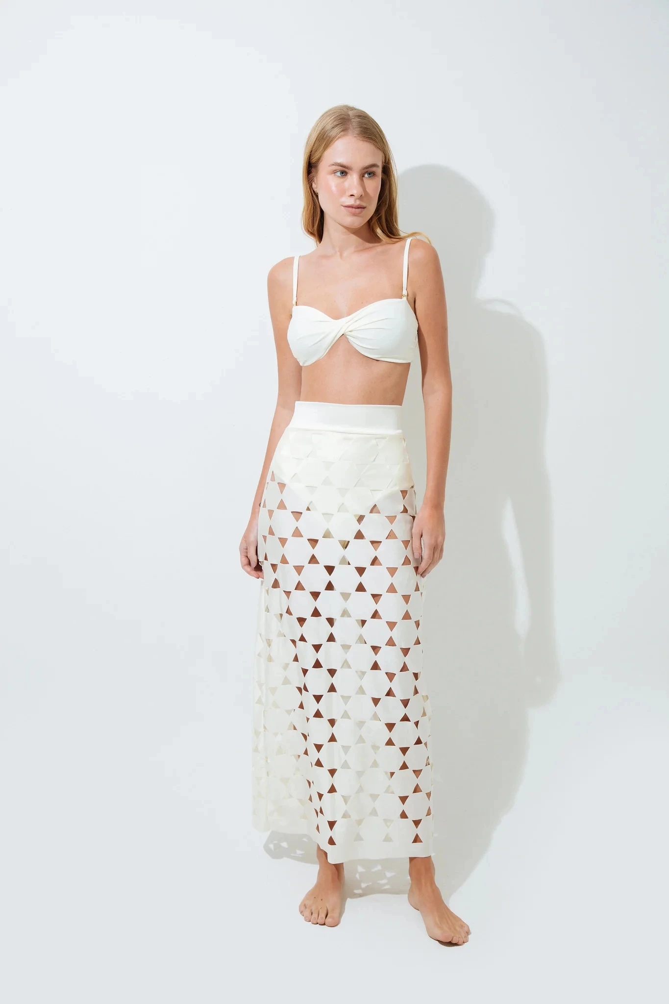 Solid Colour Split High Waist Bikini Sexy Women's 2024 New Design Swimsuit With Long Skirt Hollow Out Seaside Holiday
Solid Colour Split High Waist Bikini Sexy Women's 2024 New Design Swimsuit With Long Skirt Hollow Out Seaside Holiday
