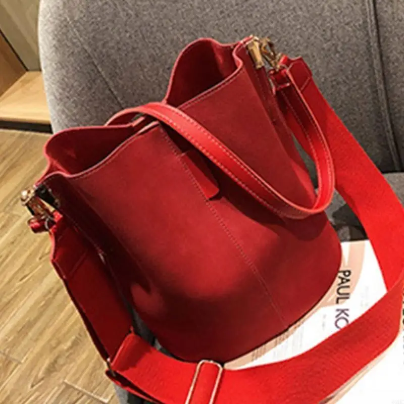 63HC Women PU Leather Bucket Tote Crossbody Bag Shoulder Bag with Long Short Strap
63HC Women PU Leather Bucket Tote Crossbody Bag Shoulder Bag with Long Short Strap