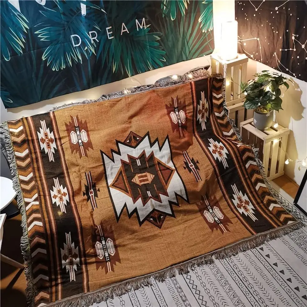 Southwestern Boho Reversible Tassel Throw Blanket, Native American Style, Mexican Decor, Couch Bed Chair Tapestry, Living Room O
Southwestern Boho Reversible Tassel Throw Blanket, Native American Style, Mexican Decor, Couch Bed Chair Tapestry, Living Room O