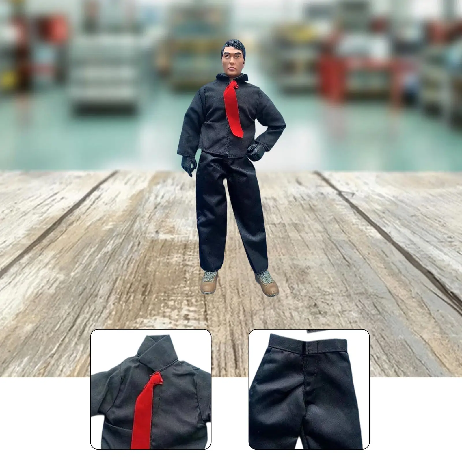 Miniature Figure Jacket Black Suit Top and Pants for 12 Inch Action Figures Modeling Accessories 1/6
Miniature Figure Jacket Black Suit Top and Pants for 12 Inch Action Figures Modeling Accessories 1/6