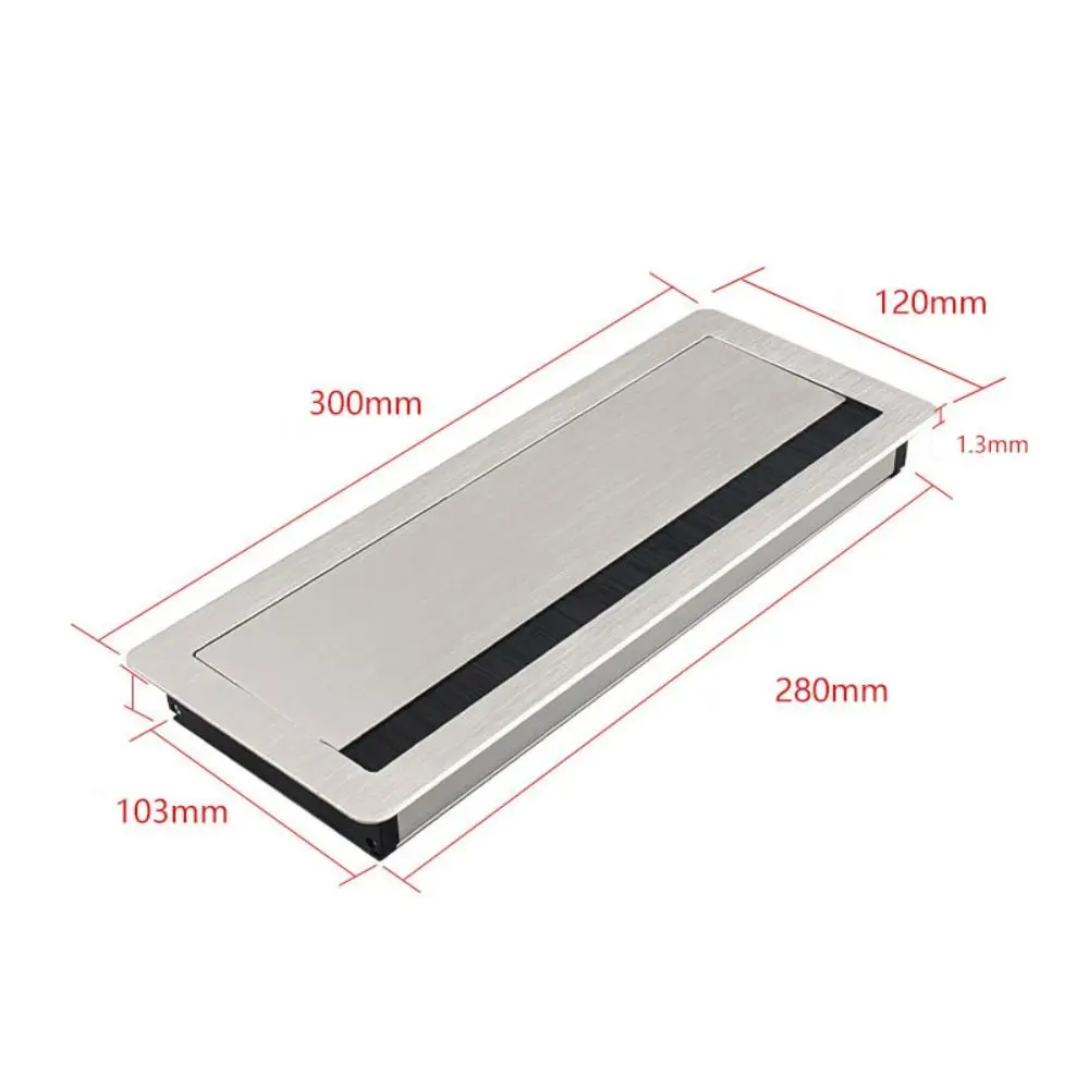 Flip Cover Conference Table Threading Box with Brush Wire Hole Cover Office Desk Wiring Box Square Aluminum Alloy
Flip Cover Conference Table Threading Box with Brush Wire Hole Cover Office Desk Wiring Box Square Aluminum Alloy