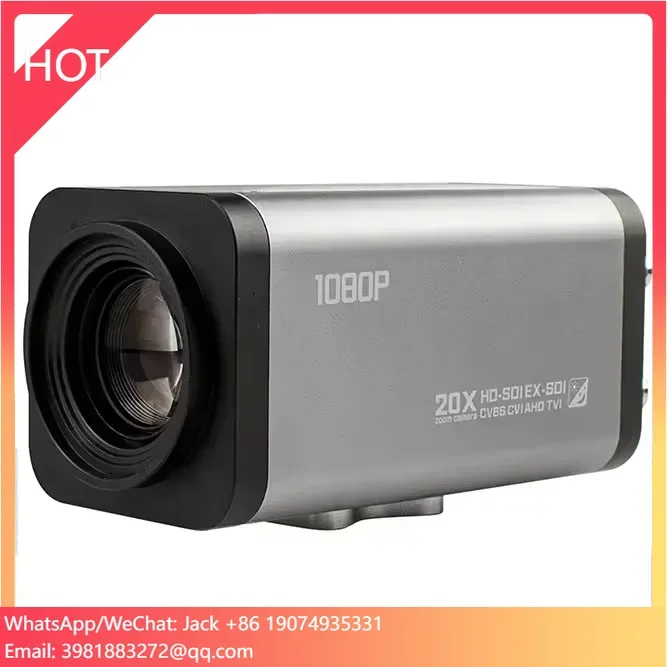 High-Resolution 1080P 2MP 20X Zoom SDI TVI CVBS CCTV Box Camera for Clear Surveillance and Monitoring Solutions
High-Resolution 1080P 2MP 20X Zoom SDI TVI CVBS CCTV Box Camera for Clear Surveillance and Monitoring Solutions