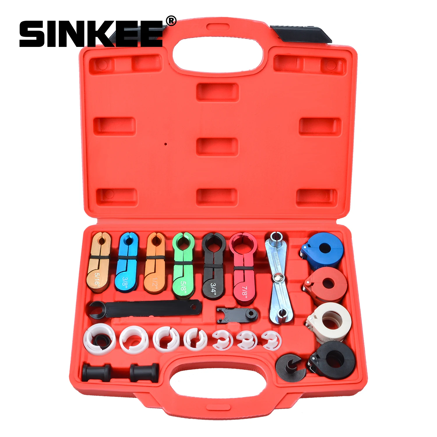 22 Pcs Oil Pipe Removal tools Transmission Air Conditioning AC Hose Fuel Line Disconnect Removal Tool Set Kit
22 Pcs Oil Pipe Removal tools Transmission Air Conditioning AC Hose Fuel Line Disconnect Removal Tool Set Kit
