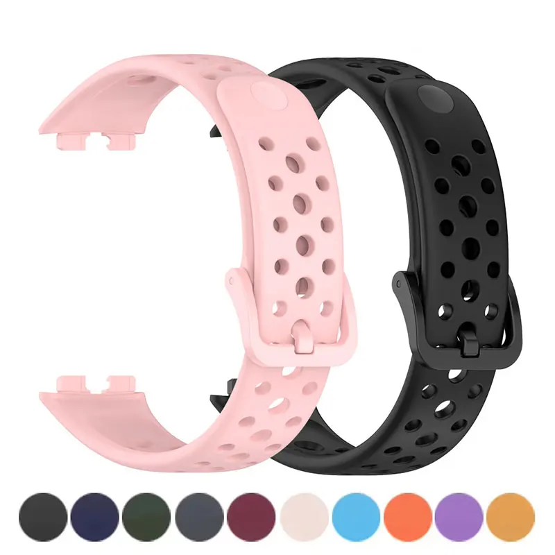 Silicone Wrist Strap For Huawei Band 8 9 Bracelet Wristband Belt Breathable Sport Watchband correa for Huawei Band 9/9NFC 8/8NFC
Silicone Wrist Strap For Huawei Band 8 9 Bracelet Wristband Belt Breathable Sport Watchband correa for Huawei Band 9/9NFC 8/8NFC