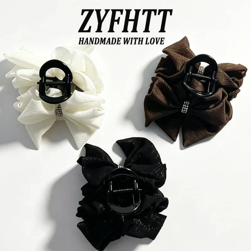 1/2/3pcs Mesh Rhinestone Bow Hair Clip For Girls' Back Of The Head Shark Clip Fashionable Girls' Ponytail Clip
1/2/3pcs Mesh Rhinestone Bow Hair Clip For Girls' Back Of The Head Shark Clip Fashionable Girls' Ponytail Clip