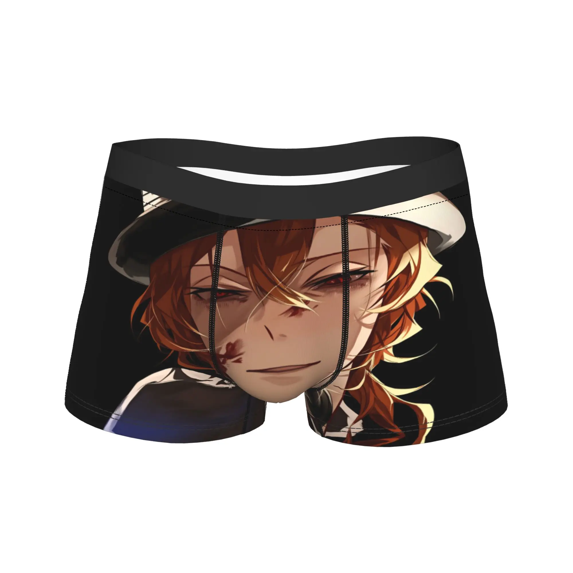 Chūya Nakahara Underwear Soft Trend Panties Printed Shorts Briefs For Men 3D Pouch Plus Size Trunk
Chūya Nakahara Underwear Soft Trend Panties Printed Shorts Briefs For Men 3D Pouch Plus Size Trunk